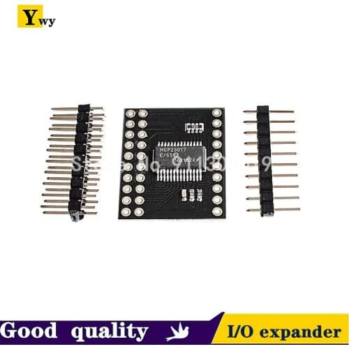 Interfaz de serie I2C, MCU-2317, MCP23017, 16 bits, I/O, extensor de Serial