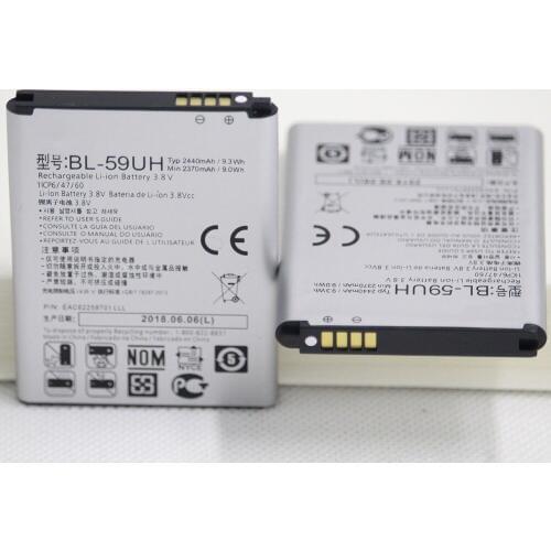 ISUNOO 2pcs/lot Mobile Phone Battery BL-59UH For LG Optimus G2 mini D618 D620 D620R D620K D410 D315 F70 Lithium Phone Batteries