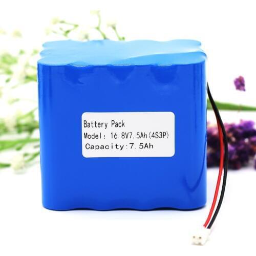 KLUOSI 4S3P 14.8V/16.8V 7500mAh 18650 Li-iom Battery Pack with 5A BMS for Night Fishing Lamp Heater Miners Lamp Amplifier Etc