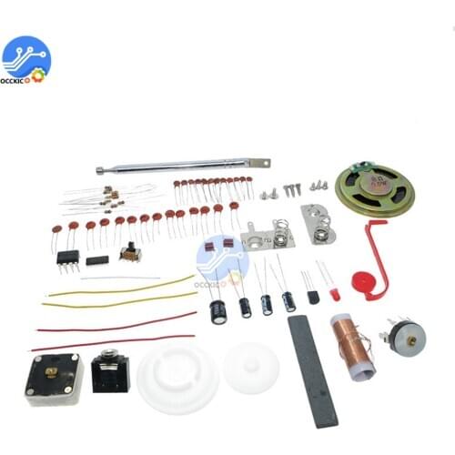 CF210SP AM/FM Stereo Radio Kit DIY Electronic Assemble Set Kit For Learner DIY kit Two-band radio FM 76-108MHz AM 525-1605KHz