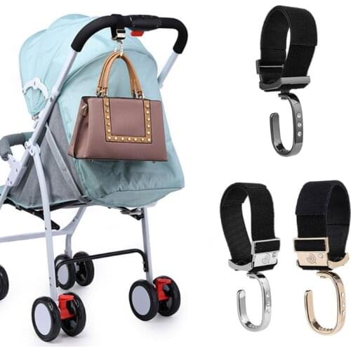 Baby Stroller Hook 360 Degree Rotation Pushchair Hanger Pram Cart Shopping Bag Clip Holder
