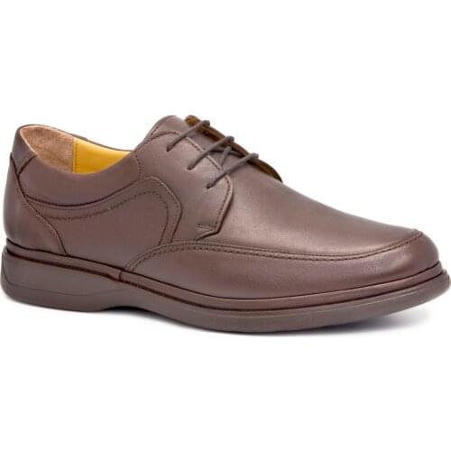 Gedikpasalı 251 Coffee 2021 Winter Men 'S Shoes Casual Daily Casual Use Real Cow leather Orthopedic Elevator Street Stly Stylish