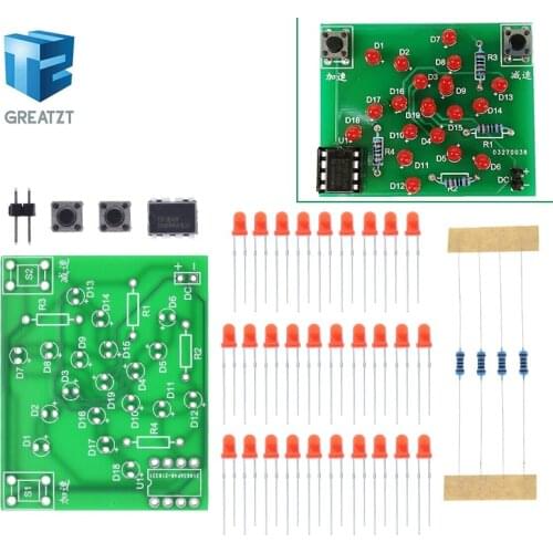 DIY Kit Electronic Windmill Kit DC 5V Funny DIY for Practice Adjustable Speed MCU Design for Soldering Electronic DIY Kit