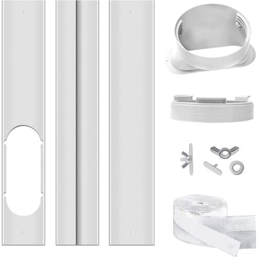 Window Seal Plates Kit for Portable Air Conditioner, Portable AC Window Vent Kit, Universal for Exhaust Hose of 5.9 Inch