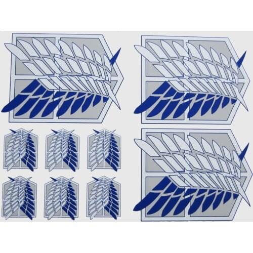 Wings of Freedom Iron On Transfer Vinyl Heat Transfer Patches Stripes For Clothes Anime Patch Thermo Stickers On Clothes Badges