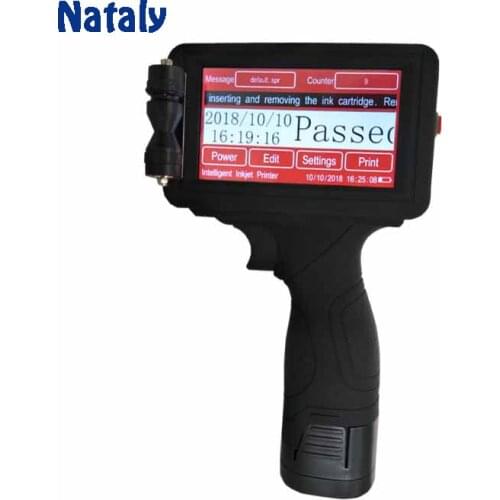 Nataly M7 Bar Code High Resolution Wood Inkjet Printer Handheld Portable Printer