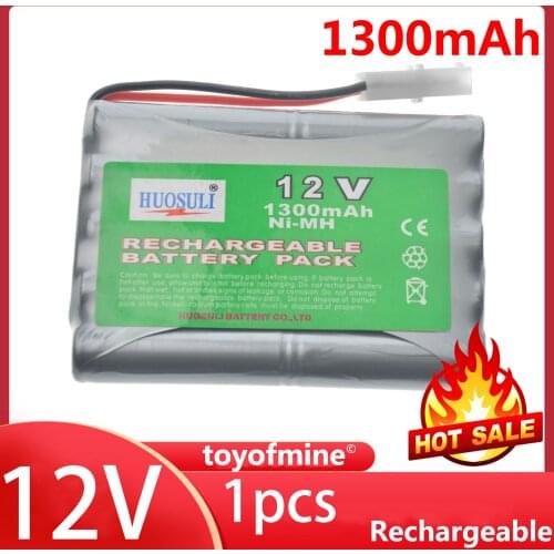 1 pcs 12V 1300mAh Ni-MH Rechargeable Battery Pack K2