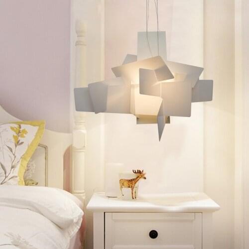 Pendant Lamps Small Big Bang Pendant Lights Suspension hanging Light Pendant lamps D65cm Modern red white art lighting PA0052