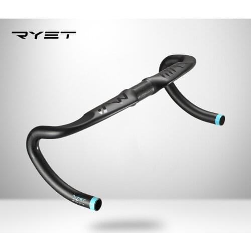 2021 RYET AERO Carbon Handlebar 31.8MM 400/420/440MM Road Bike/MTB Handlebar Carbon Road Bicycle Handle Bar Bicycle Parts