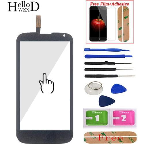 Touch Screen Front Glass Digitizer Panel For Huawei G610 C8815 G 610 Lens Sensor Touchscreen Adhesive + Screen Protector Gift