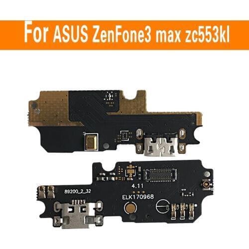 Genuine Sync Date Connector Flex Cable For Asus zenfone 3 MAX ZC553KL 5.5" Microphone + USB Charger Jack Dock Port Flex Cable