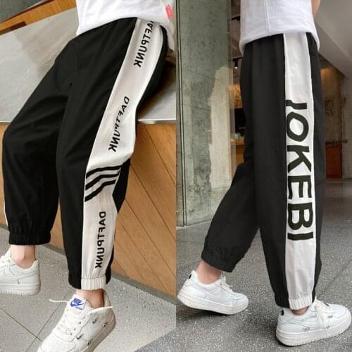Boy Bottoms Kids Fashion Summer Clothes New Boy Baby Kids Thin Anti-mosquito Pants Childrens Loose Casual Sweatpants