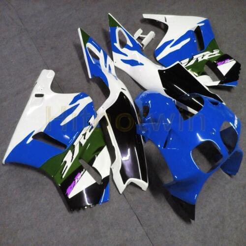 Custom motorcycle article for VFR400R NC35 V4 1994 1995 1996 VFR 400R Fairing+Screws+white blue