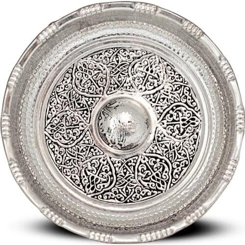 Traditional, Local, Historic Handmade Copper Bath Plate 16 Cm Tin