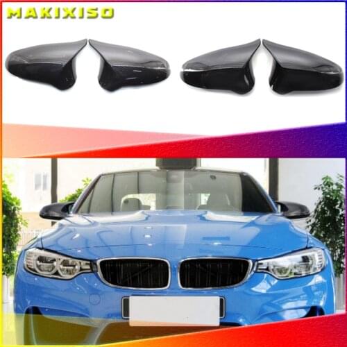 Carbon Mirror Cover for BMW M3 M4 F82 F83 F80 Replacement Rearview Side Mirror Cover Only Left Hand Drive