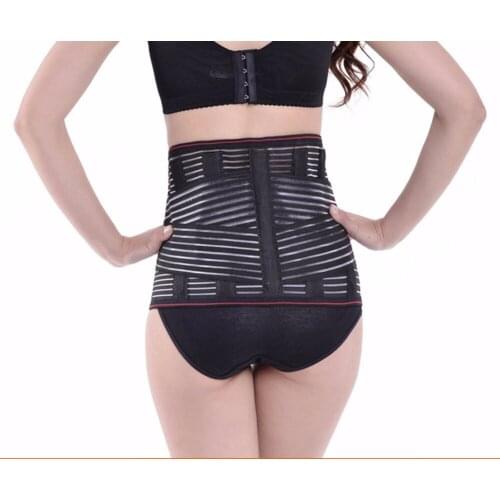 Adjustable Tourmaline Weight Loss Cincher Therapy Waist Belt Lumbar Support Back Waist Support Brace Double Banded aja lumbar