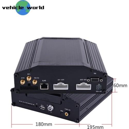 3G WIFI GPS 720P AHD HDD 8Ch Mobile DVR for Car Vehicle Bus Trailer Truck