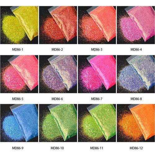 1.8 oz (50g) resealable baggie GLITTER/Holographic Cosmetic Festival Chunky Glitters Sequins, Nail Sequins Iridescent Flakes