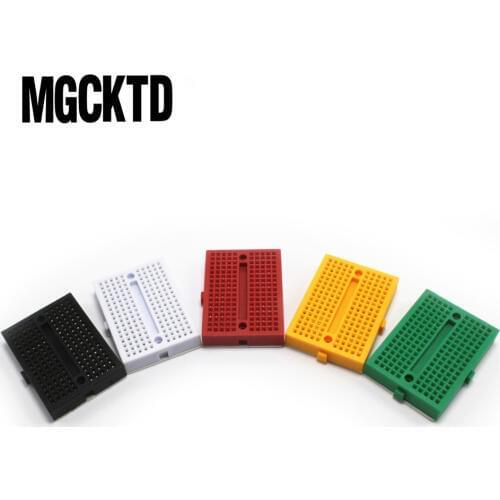 50pcs/lot SYB-170 Solderless Prototype Experiment Test Mini Breadboard SYB 170 Tie-points 35*47*8.5mm
