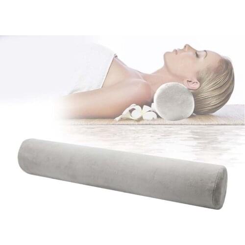 Velvet Column Pillows Memory Foam Bolster Deformable Supporter Body Cushion Headrest Bedding U-shaped Neck Pillow