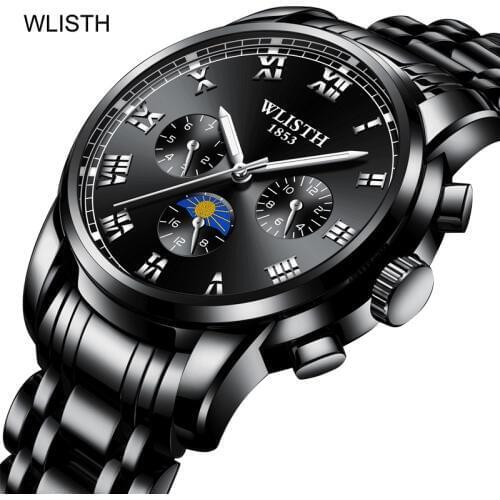 Mens Watches Top Brand Luxury Casual Leather Quartz Clock Male Sport Waterproof Watch Gift Gold Watch Men Relogio Masculino