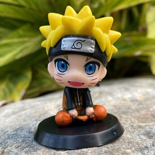 2Pcs/Set Naruto Figure Figurine Q Version Doll Modle Toys Kakashi Itachi Naruto Anime Statue Collectible Birthday Gift Toy Figma