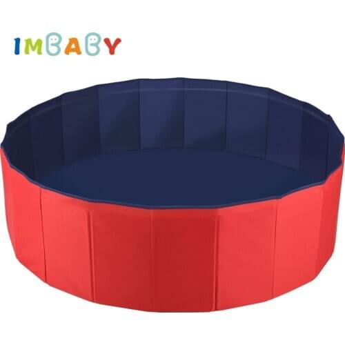 IMBABY Beach Playpen for Children Indoor Playground Balls Pits Foldable Ball Pool Fence Kids Diameter 120CM/47IN Baby Speelbox