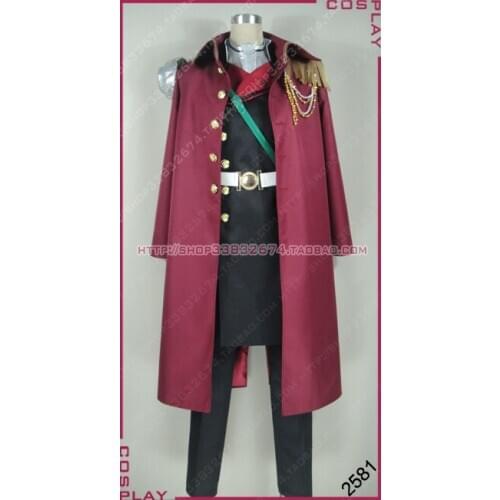 Seraph Of The End Vampire Owari Cosplay Costume Uniform Costume S002