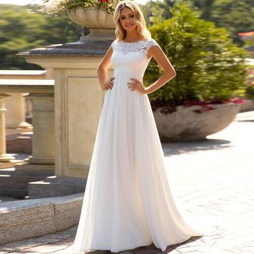 LEOSOXS Chiffon Wedding Dresses