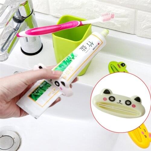 1/2/4Pcs Toothpaste Squeezer Animal Cartoon Multifunction Toothpaste Dispenser Household Bathroom environmentally friendly 5z