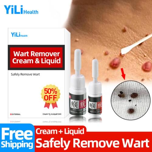 Skin Tag Removal Cream Kit Wart Remover Liquid Medical Treatment Mole Warts Ointment Papillomas Thorn Pain Relief