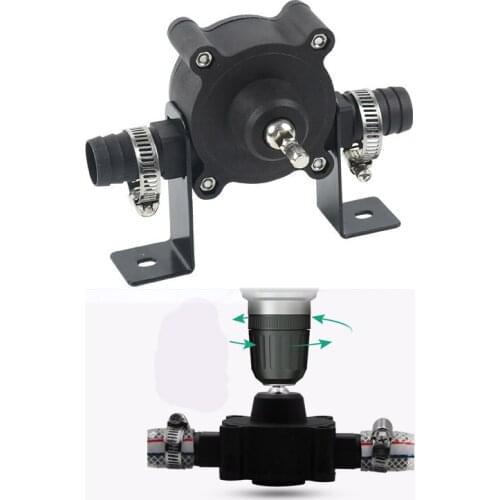 New Portable Electric Drill Powered Water Pump Fuel Diesel Kerosene Pump Universal