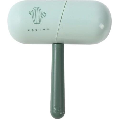 Drum Type Pet Hair Sticking Device Capsule Shape Sticking Dog Cat Hair Brush Clothes Hair Sticking Device Pet Cleaning Supplies