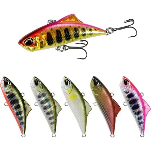 1PCS 45MM 5.7G VIBE Vibrating Fishing Lure Sinking Artificial Bait Minnow Ice Fishing Tackle Outdoor Fishing Accessories