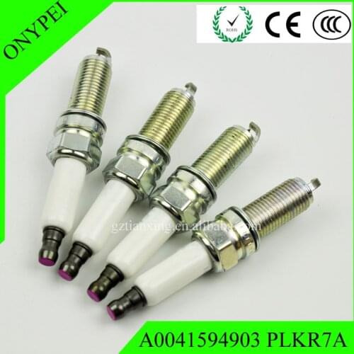 4pcs/lot A0041594903 PLKR7A Iridium Spark Plug For Benz C250 C230K C350 CL550 SL550 SLK250 GL450 E550 ML550 A 004 159 49 03