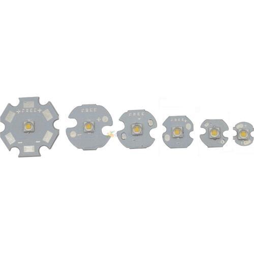 5PCS Cree XLamp XP-E2 XPE2 3W Warm White 3000K LED Light Emitter Bulb 8mm/10mm/12mm/14mm/16mm/20mm PCB