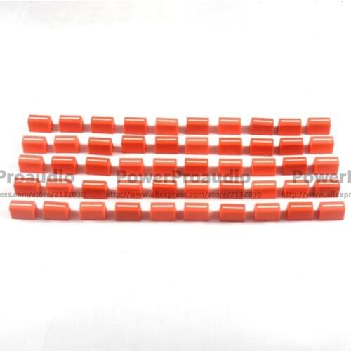 50pcs/lot Orange Color New Channel Crossfader Fader Cap Knob Fit For RANE 57 TTM57 TTM57sl TTM57mk2