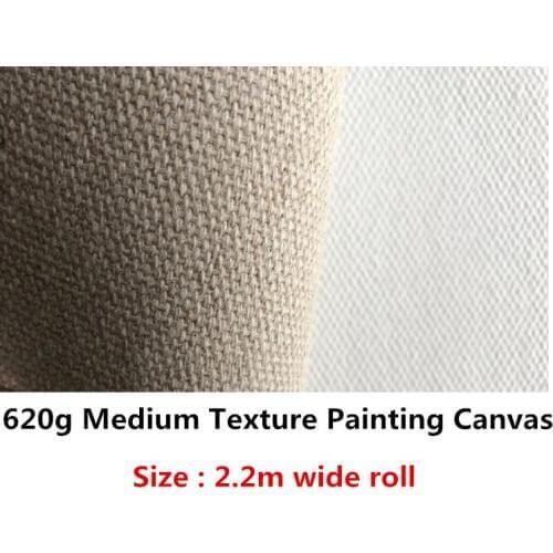 620g medium texture heavy canvas for artist painting 2.2m wide