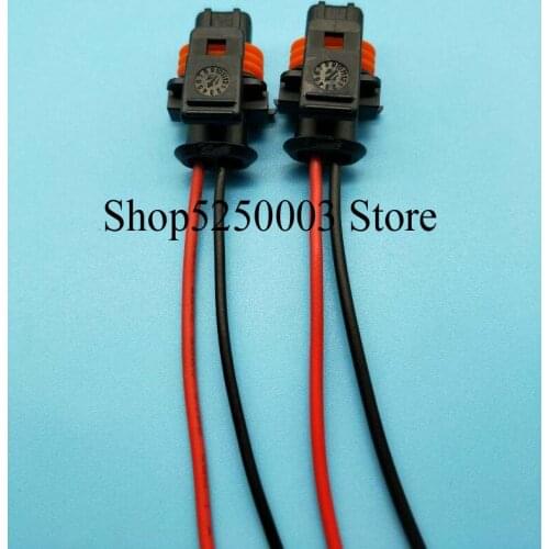 Free shipping 5/10/20/50/100 pcs 2 Pin 1928404072 1928403137 Female Common Rail Injector Plug Automotive Connector Wire Harness