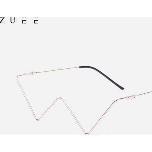 Diamond Steampunk Sunglasses Frame Mens Retro Sunglasses Frame Glasses Decoration Ladies Rhombus Triangle Glasses Frame
