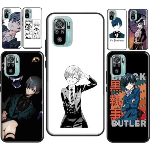 Black Butler Ciel Phantomhive For Xiaomi Redmi Note 9 Pro 8 8T 9S Note 10 Pro Cover For Redmi 9C 9A 9T K40 Phone Case