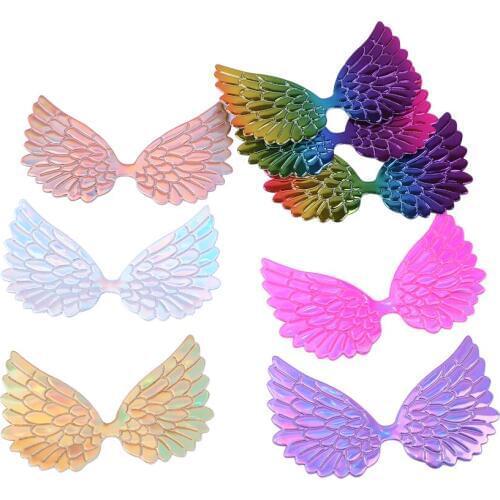 David accessories 60pcs/lot 45*75mm Wings Design Accessories Set DIY Hair Bag Sewing Clothing Material Home Decoration,1Yc8192