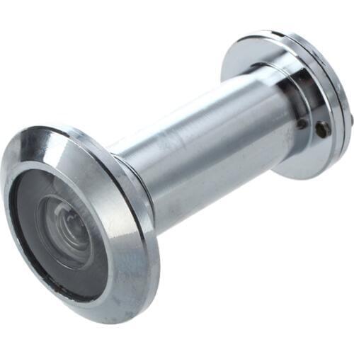 JFBL 2X New Metal 200Degree Door Viewer Peephole Silver Tone for Home