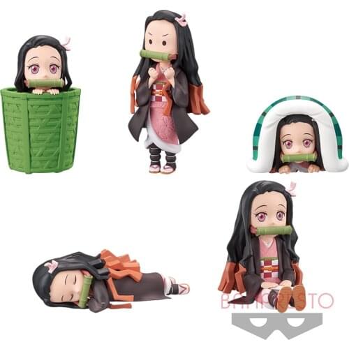 100% Original Banpresto Demon Slayer Kamado Nezuko Wcf Figure PVC Action Model Toys Anime Figure