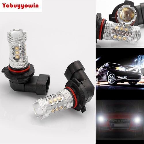 2pcs White Car 9006 HB4 CREE Chips 80W LED XBD Auto/Car/RV/Boat/Truck/Vehicle Car fog Running Light Bulbs White