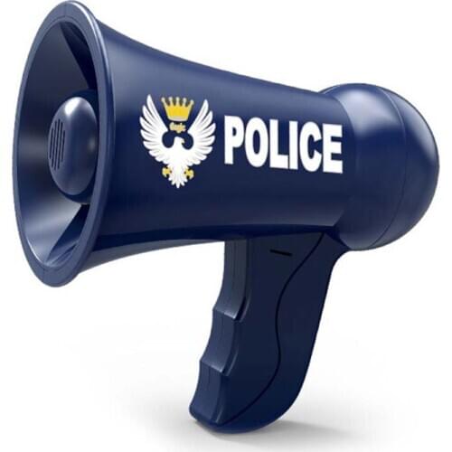 Megaphone for Kids Pretend Police Props for Kids Children Police Siren Toys Voice Changer Police Officer Toys