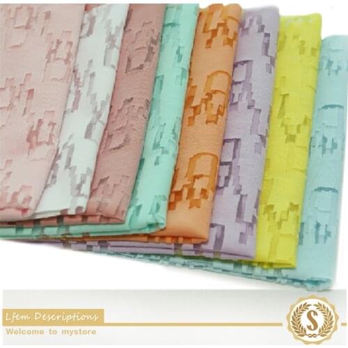 Fashion Letter pattern Cotton Fabric Thin Cloth Dress Voile Clothing Cloth Womens dress Clothes Sewing Quilting Fabrics