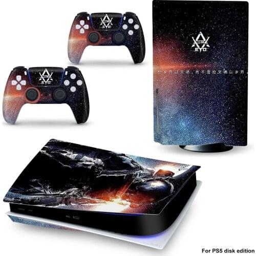 Dictum PS5 Standard Disc Edition Skin Sticker Decal Cover for PlayStation 5 Console & Controller PS5 Skin Sticker Vinyl