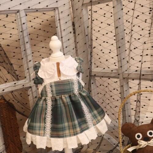 Dog Dress Lolita Maid Skirt 2022 New Cats Dogs Dresses Pet Clothing Teddy Bichon Yorkshire Poodle Pomeranian Corgi Dog Clothes