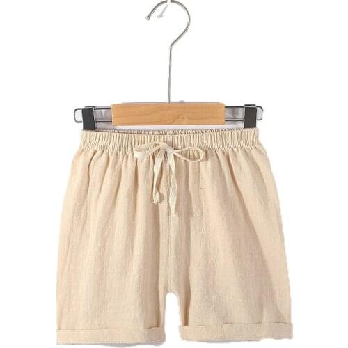 Newborn Baby Shorts for Boy Casual Solid Baby Kids Shorts Pants Boys Shorts Summer Soft Baby Boy Clothes Age for 2-10 Years Old